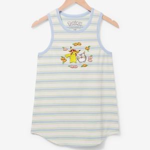 Pokémon Pikachu & Togedemaru Floral Striped Women’s Tank Top‎ Boxlunch Exclusive